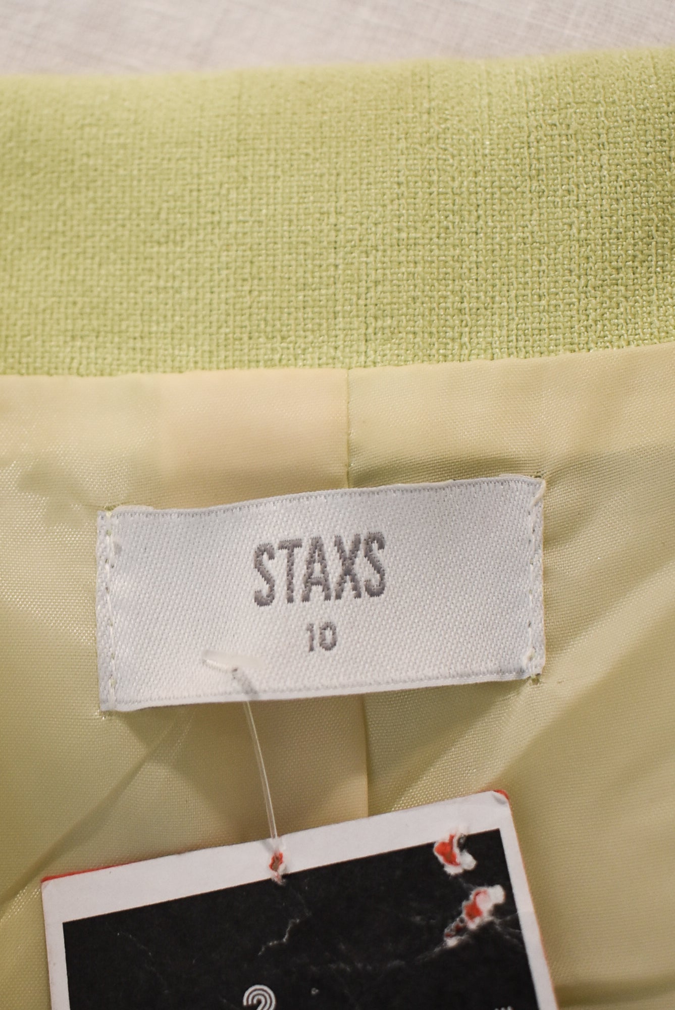 Stax lime green blazer, 10