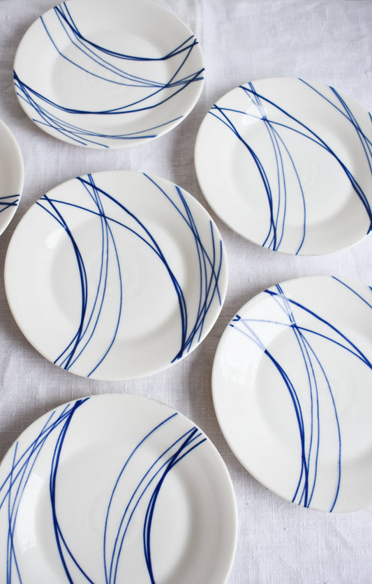 Royal Doulton pacific blue tapas plates, set of 6