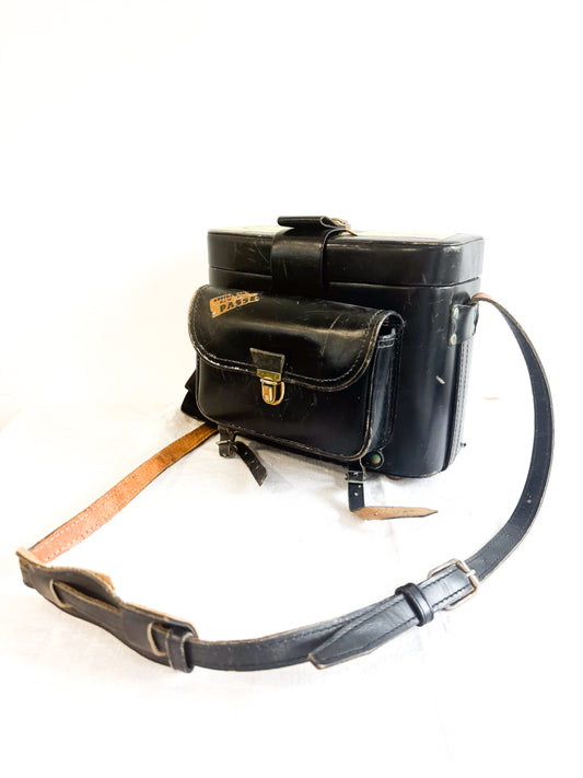 Vintage leather camera case