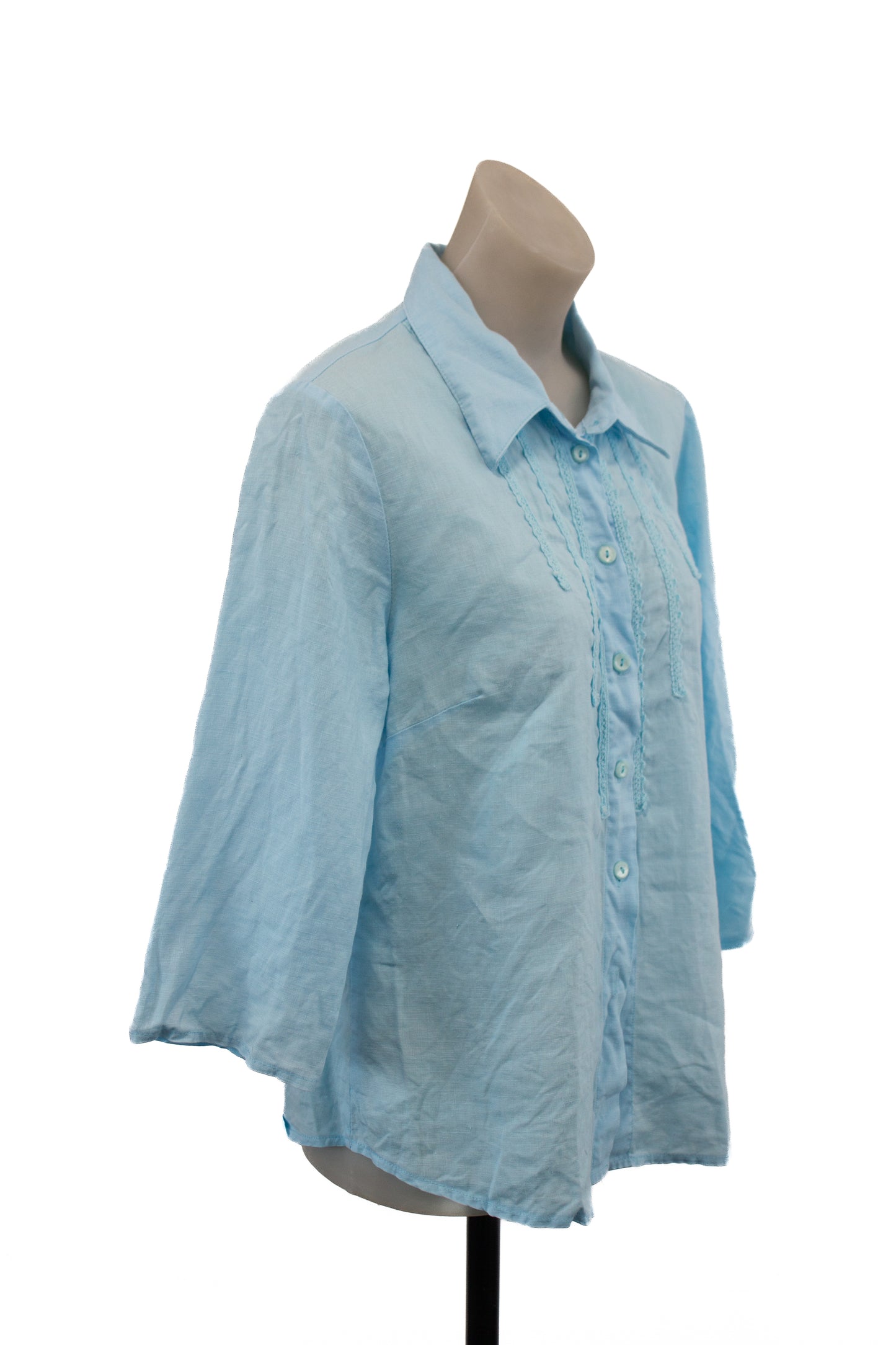 Katies baby blue blouse, 14