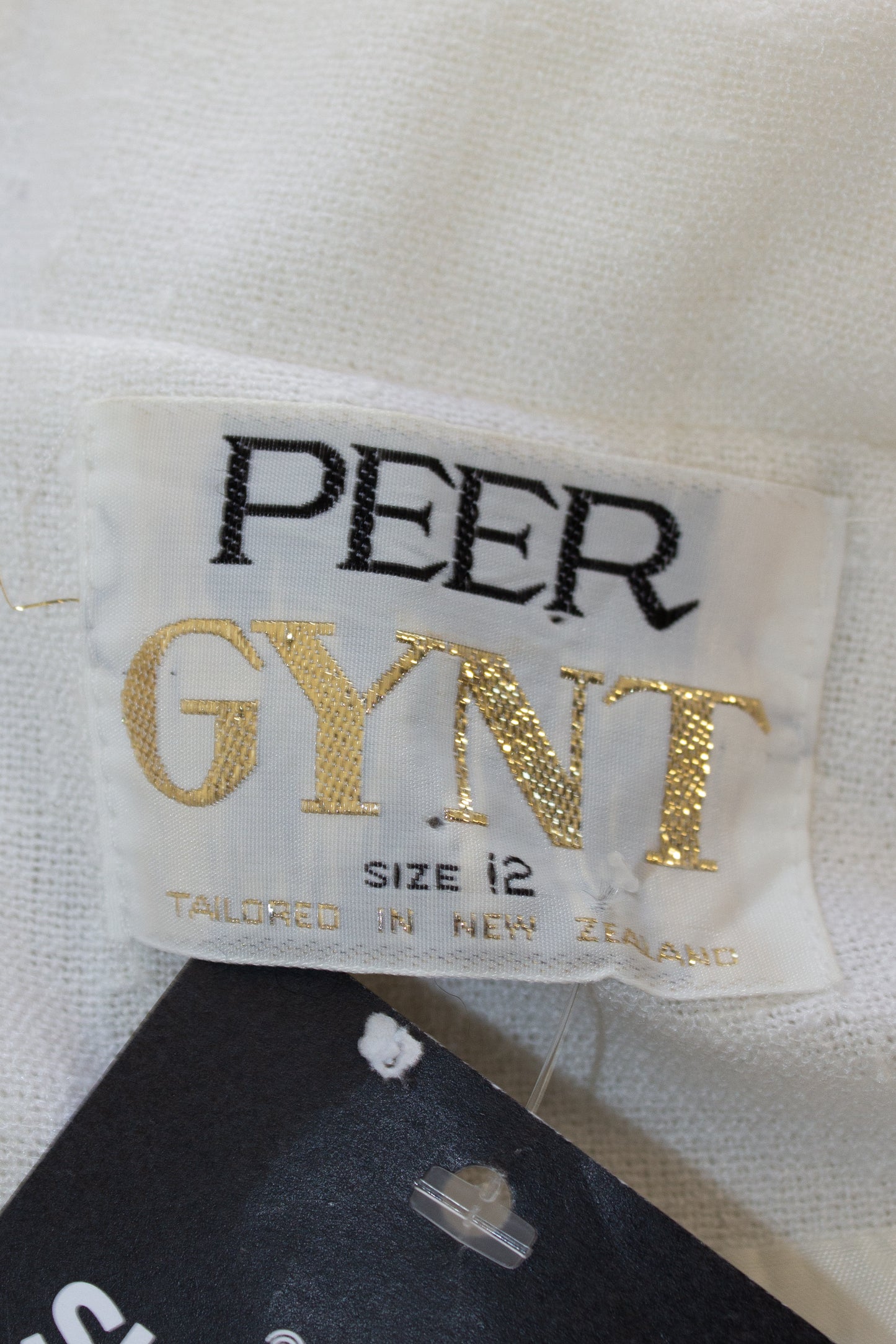 Peer Gynt NZ made white blazer, 12