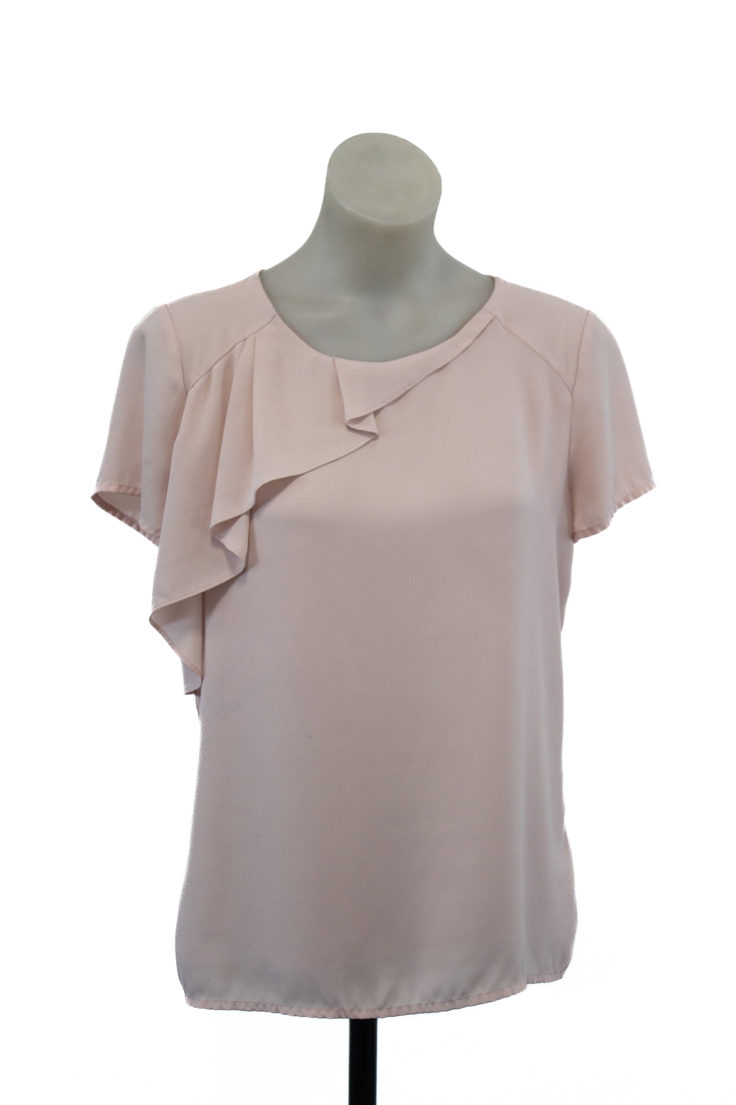 Jacqui E blush pink blouse, M