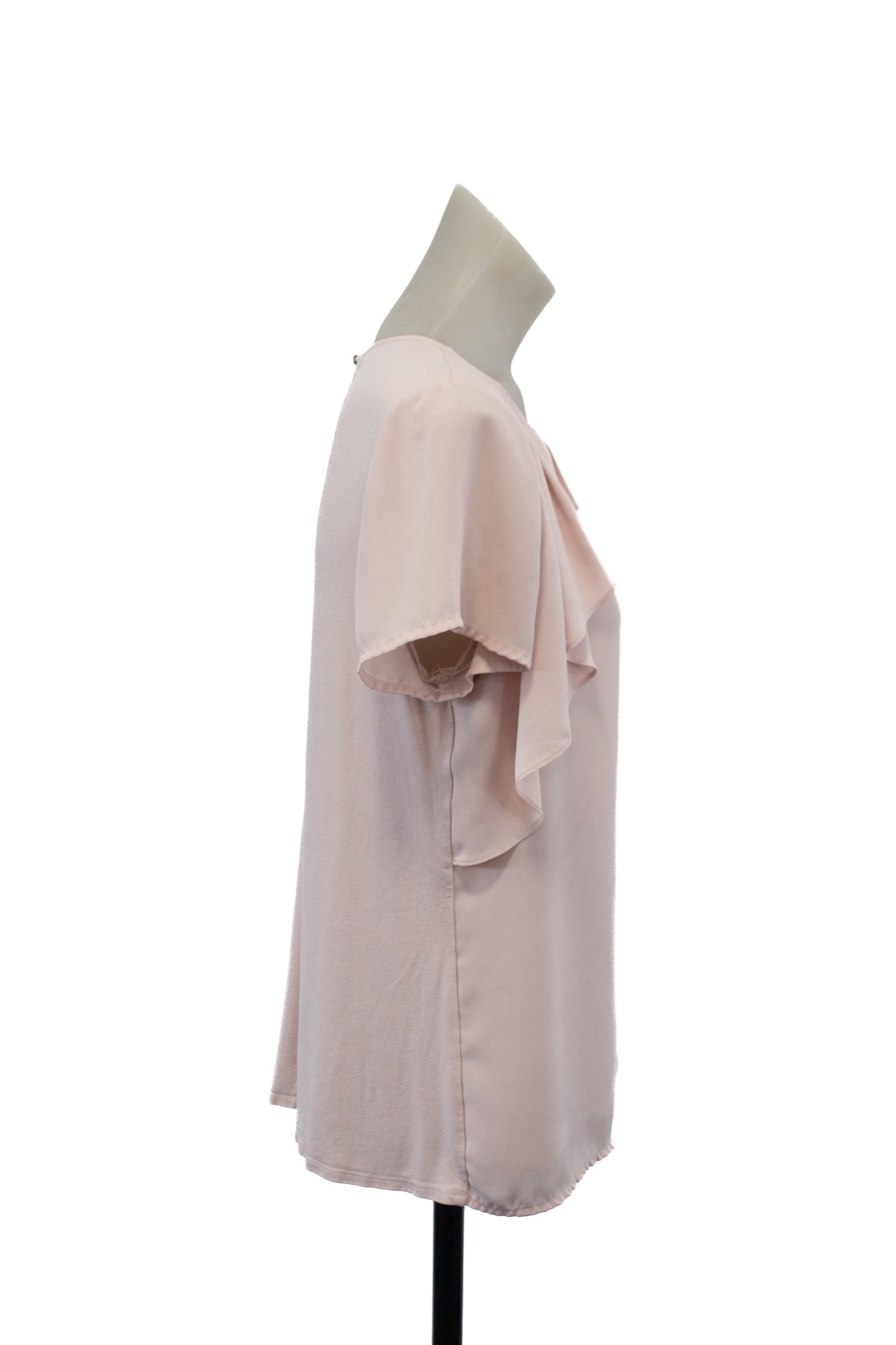 Jacqui E blush pink blouse, M