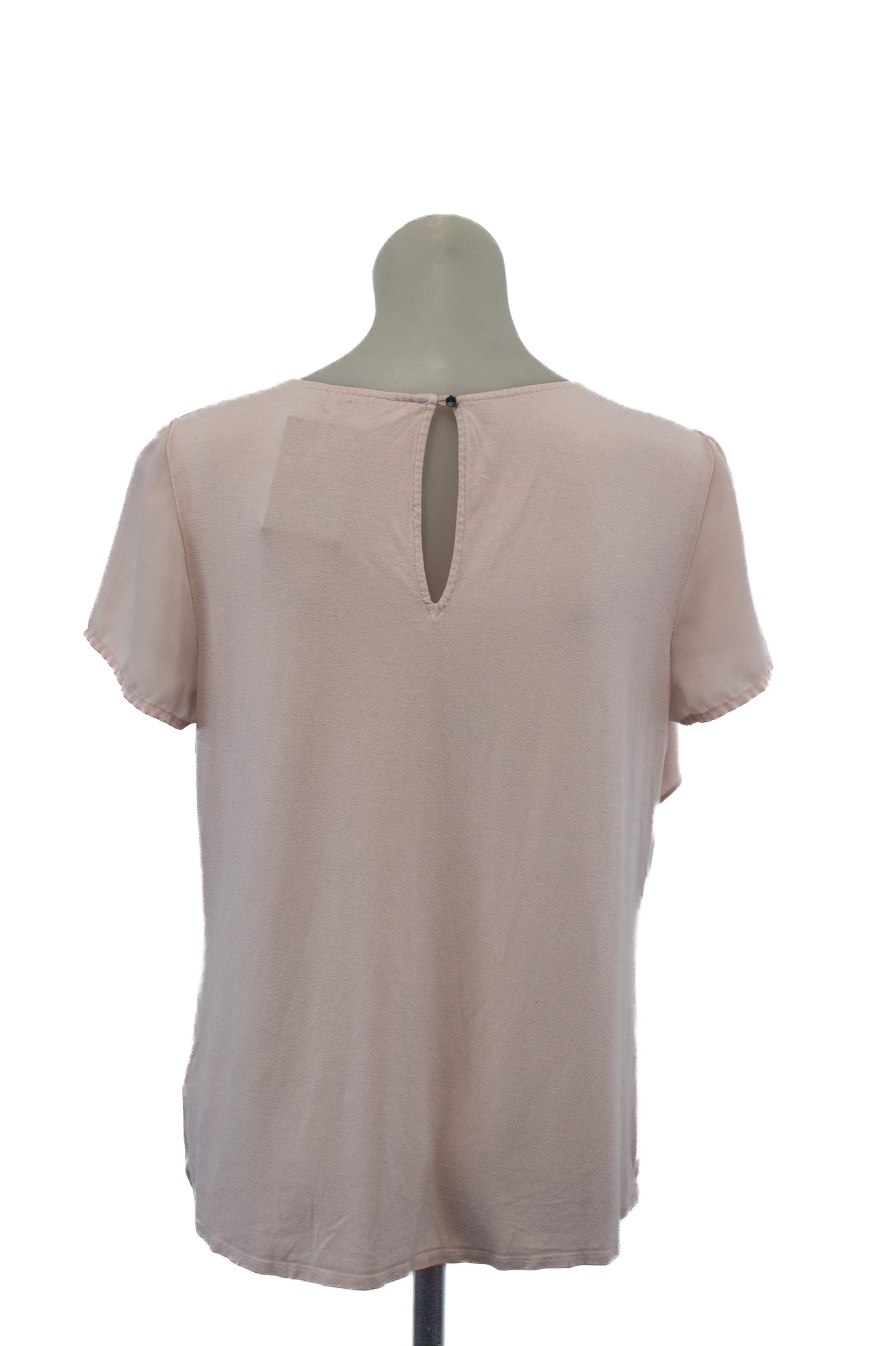 Jacqui E blush pink blouse, M