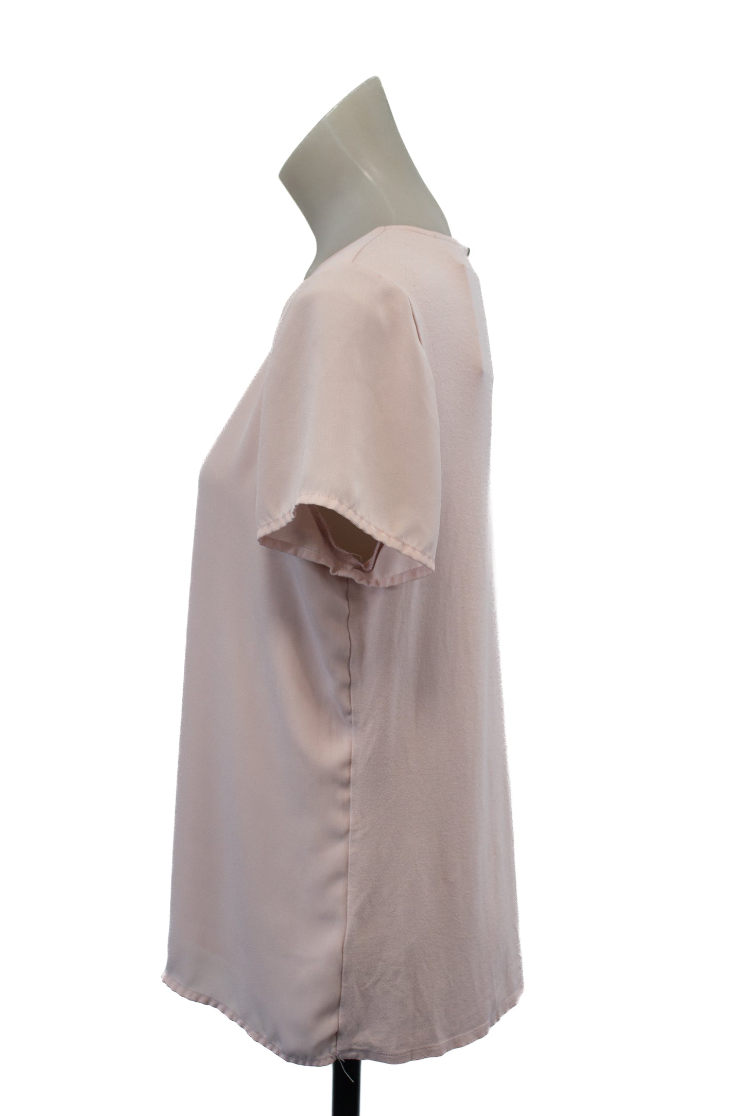 Jacqui E blush pink blouse, M