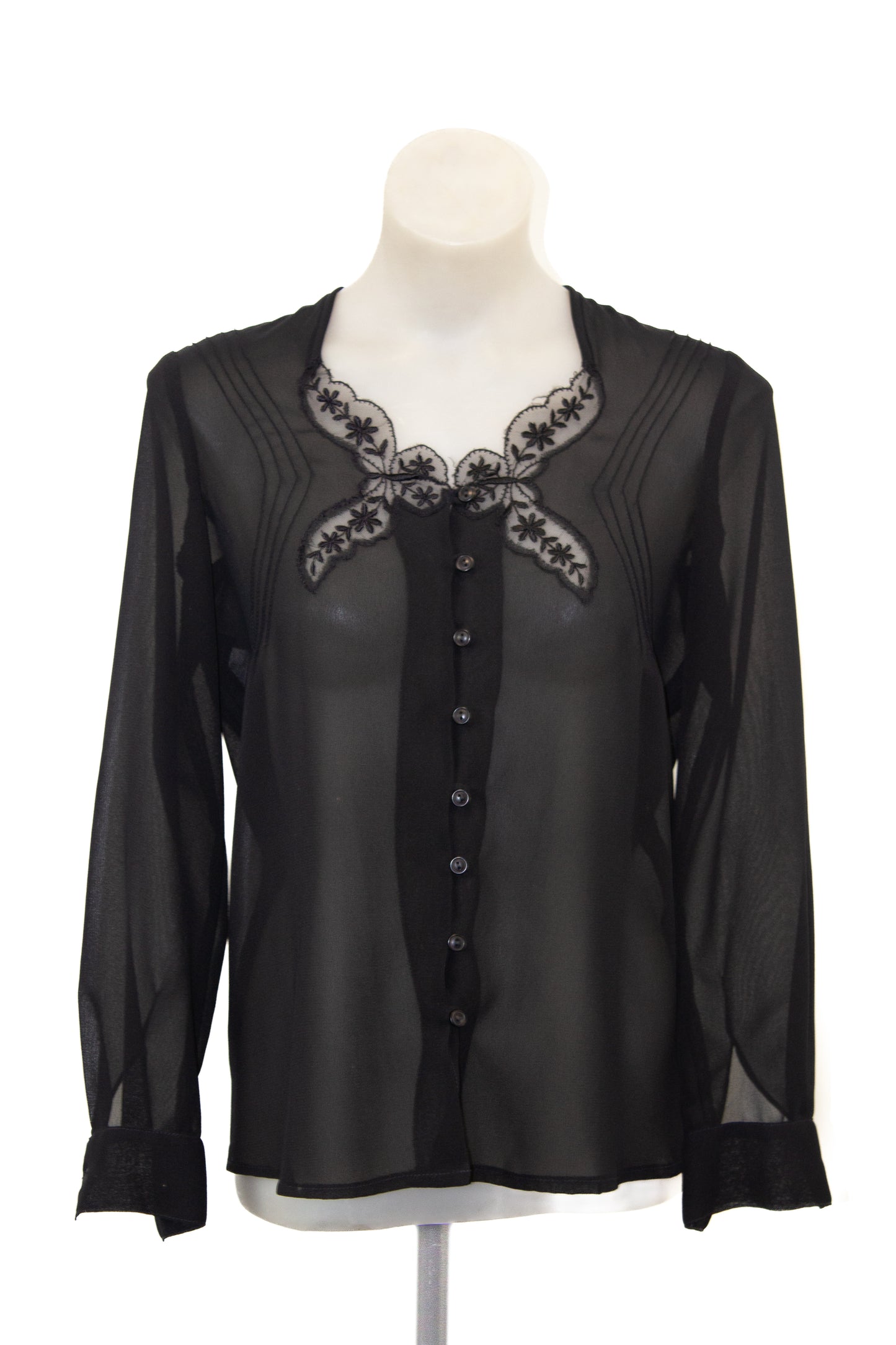 SMAC NZ made lace mesh blouse, 10