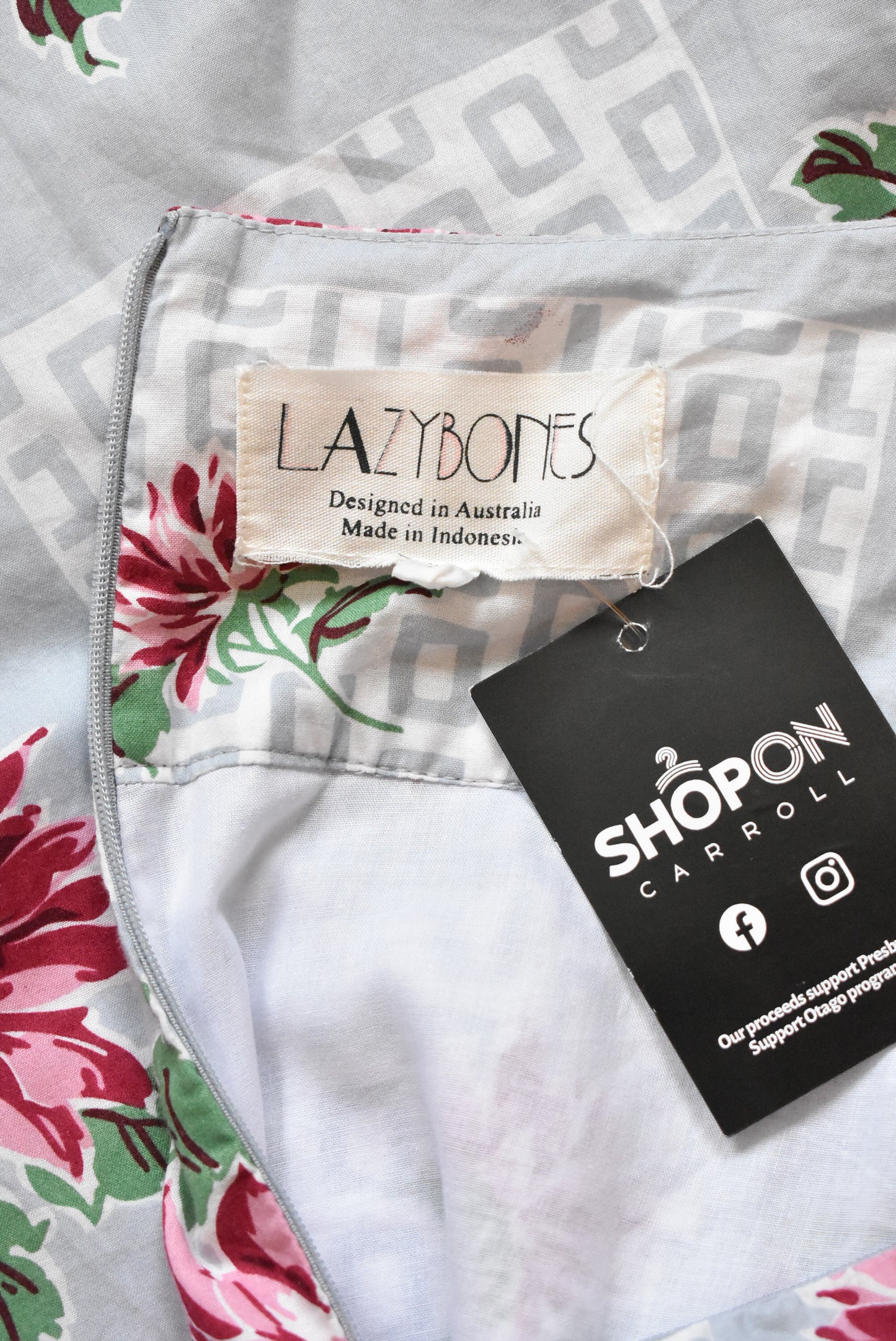Lazybones cotton midi skirt, M