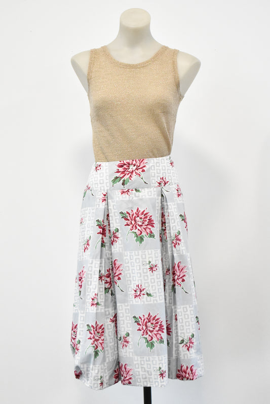 Lazybones cotton midi skirt, M