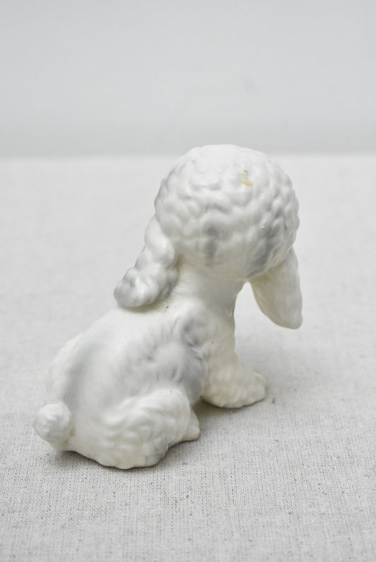 White Poodle Figure