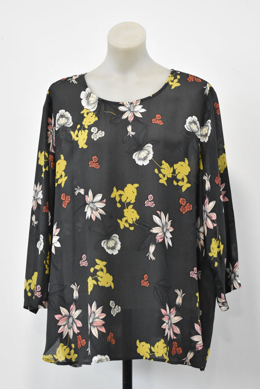 Max Floral blouse, Size 18