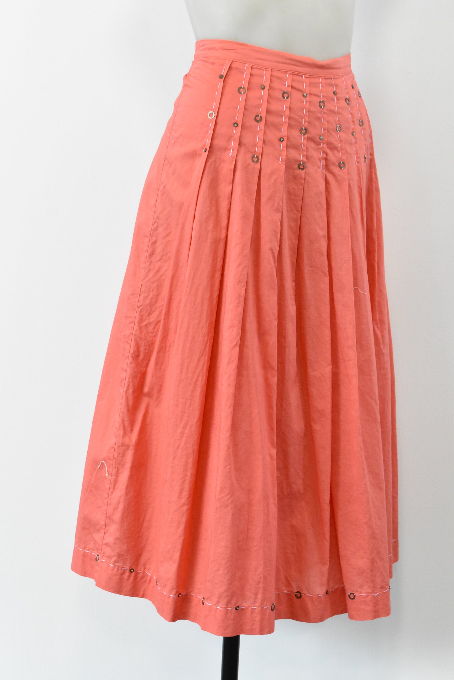 Blasé pleated cotton skirt, 16