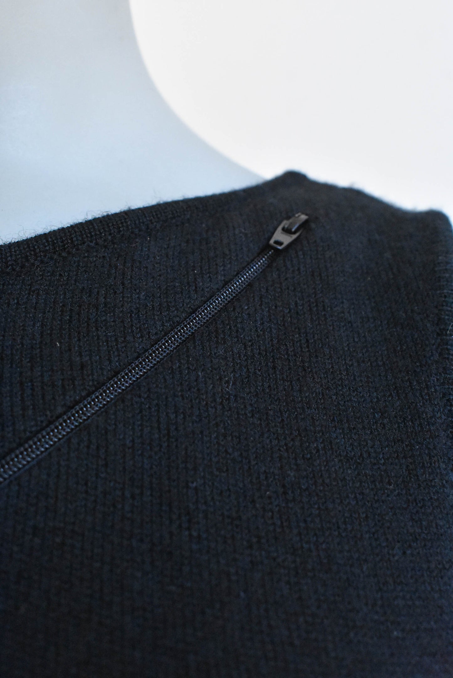 Catherine Malandrino silk-cashmere-wool black tunic, size XS