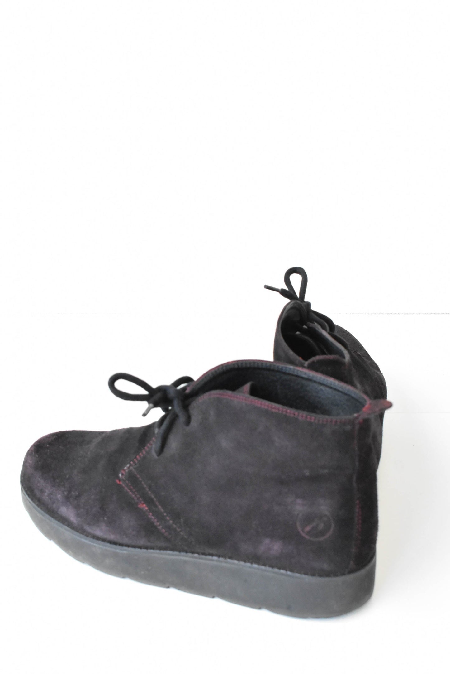 Bronx suede grape ankle boots, size 41
