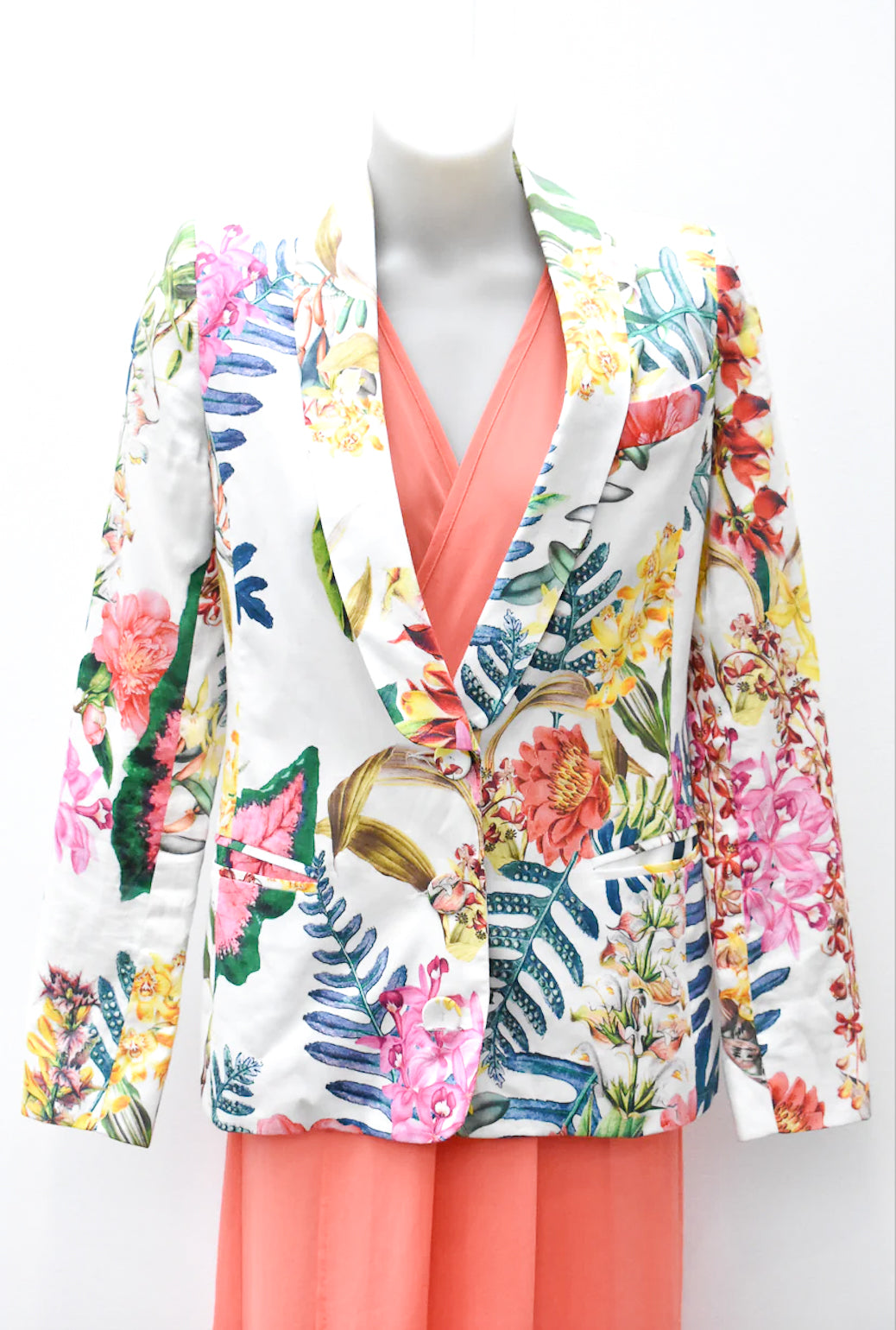 Andrea Moore botanica 100% cotton blazer, 8