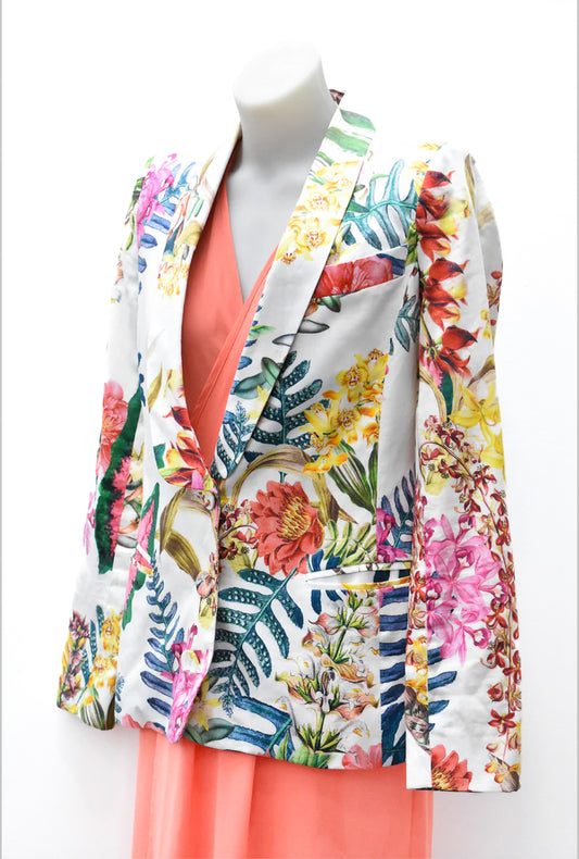 Andrea Moore botanica 100% cotton blazer, 8