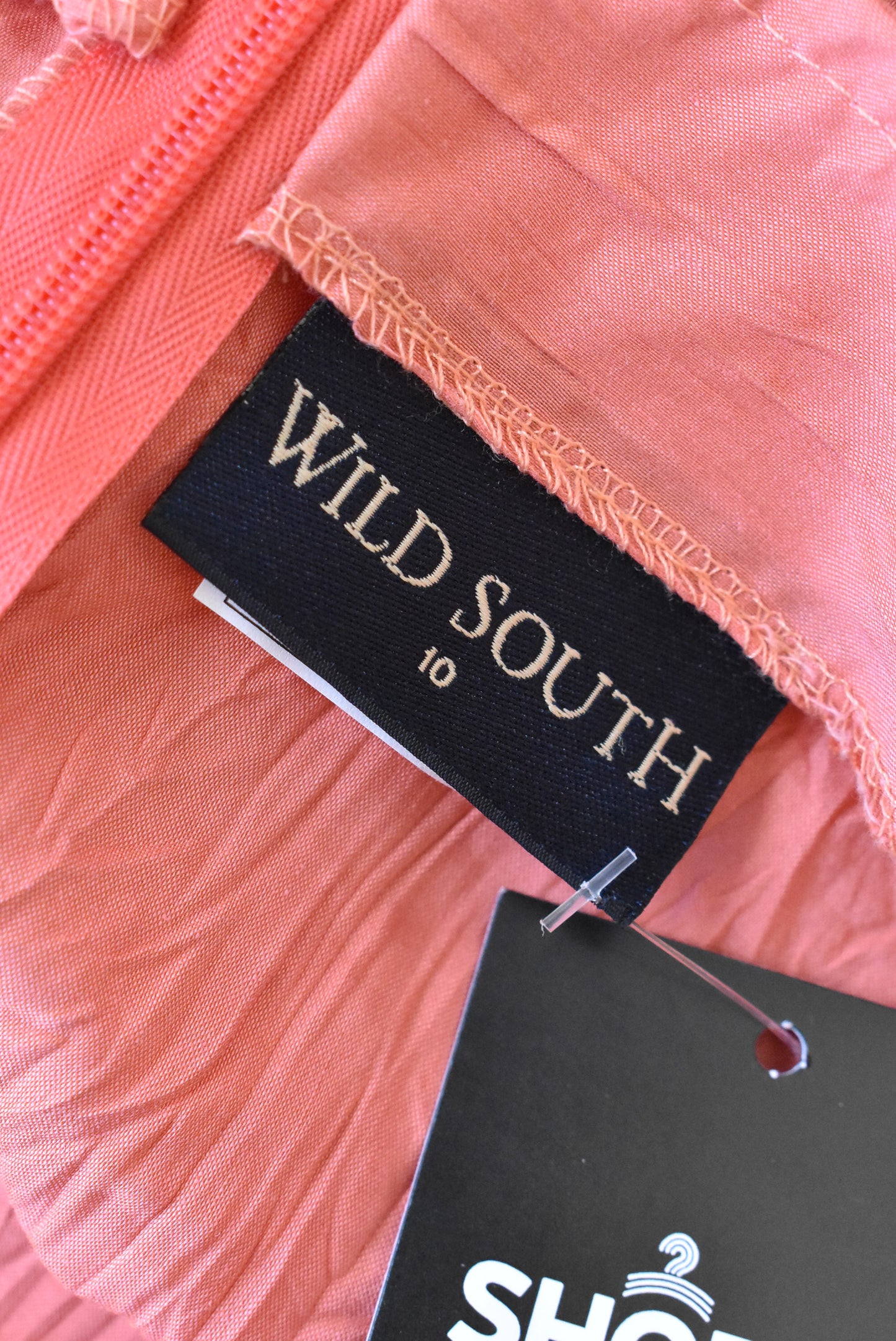Wild South peach midi skirt, size 10