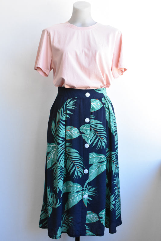 Miss Valley palm leaf midi-skirt, size girls 12