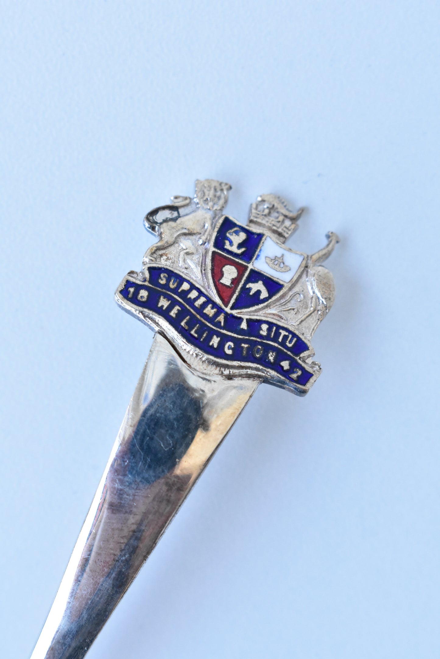 Rodd Silverware Wellington City vintage commemorative spoon