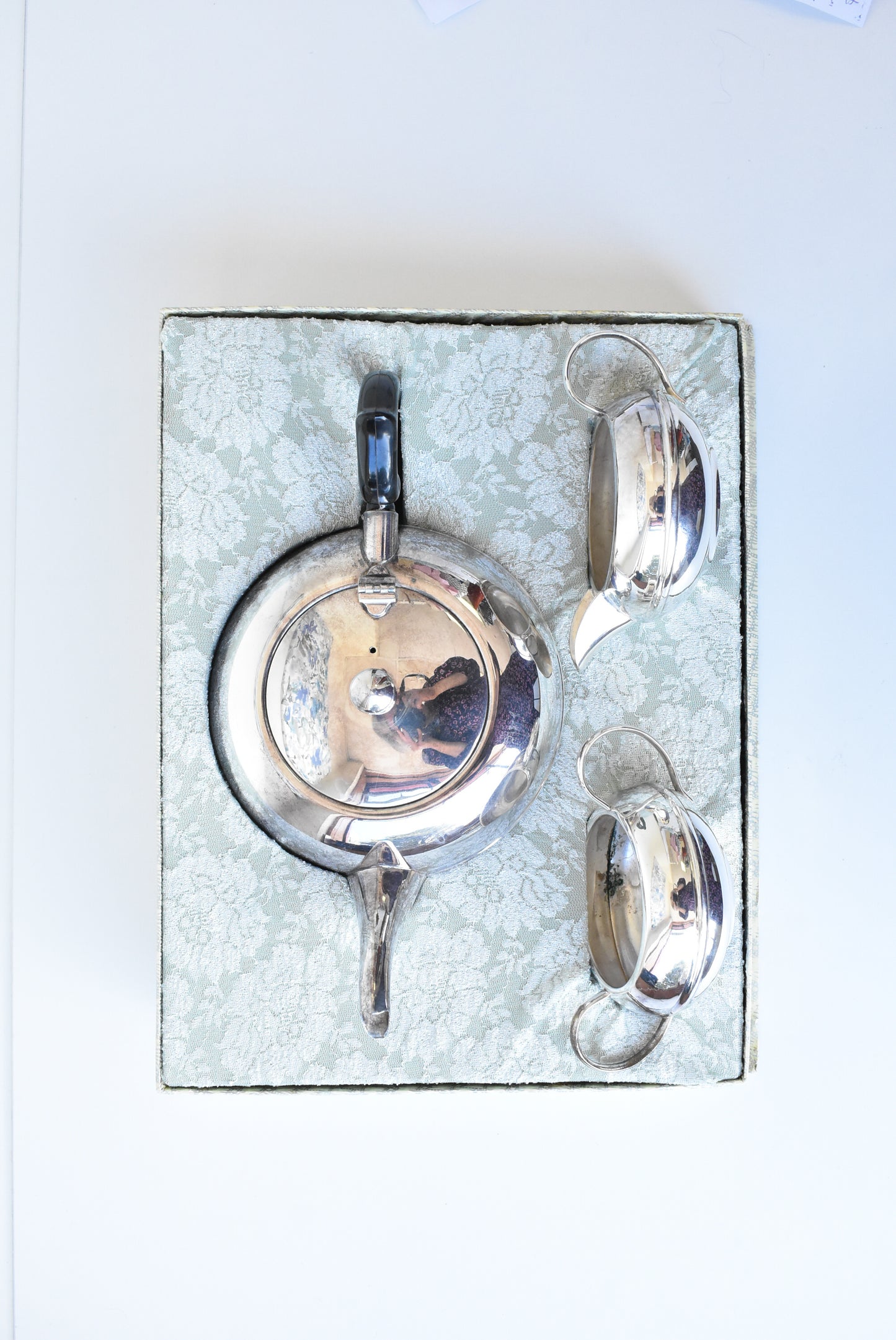 Vintage Lancaster electroplated silver tea set