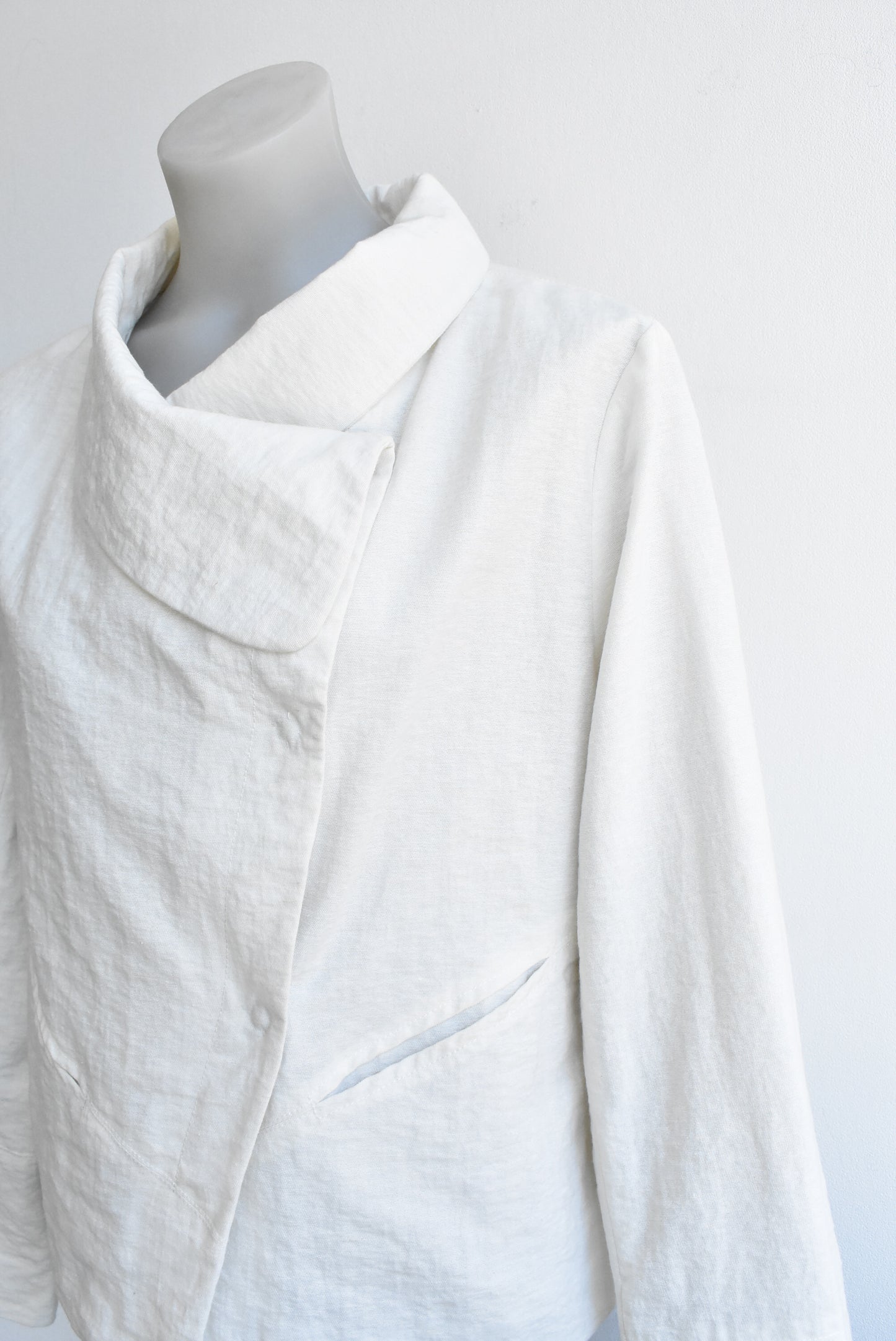 Episode cream linen jacket, size 12