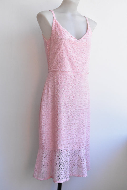 Kilt new pink lacy dress, size 12