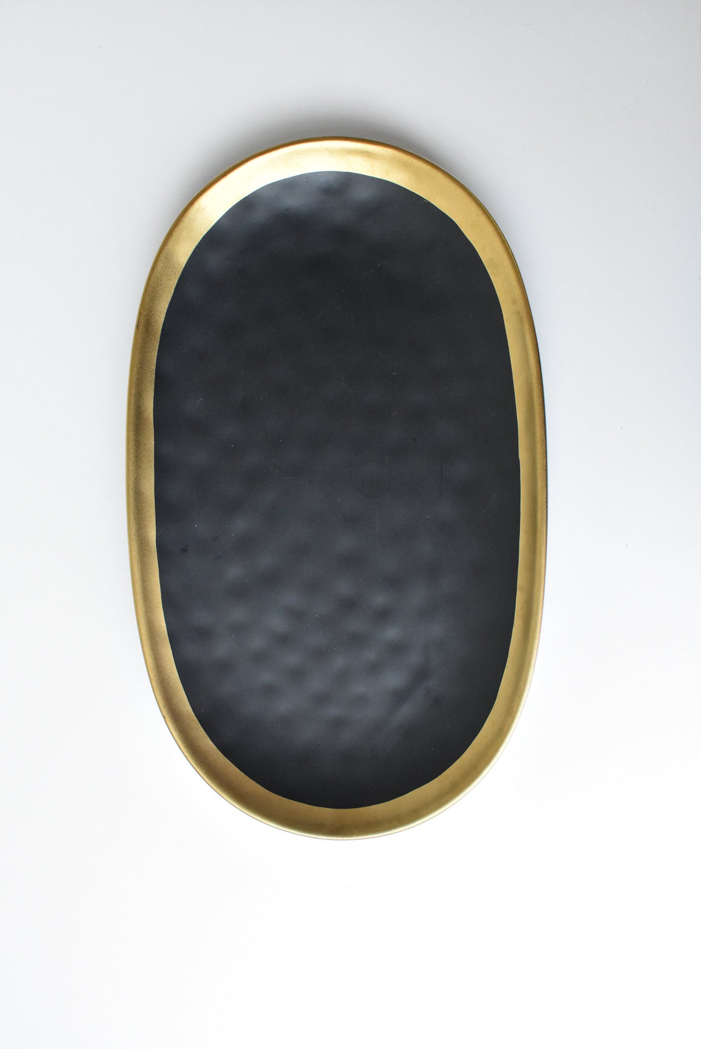 Maxwell & Williams porcelain black + gold plate