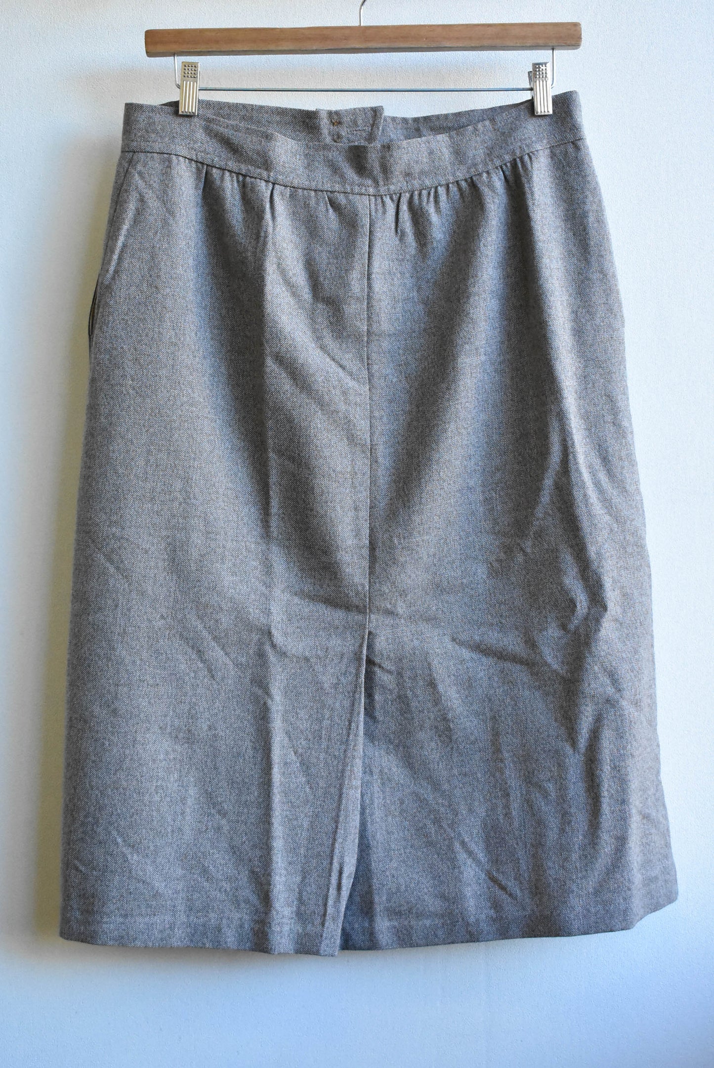 Sportscraft retro wool skirt, size 18