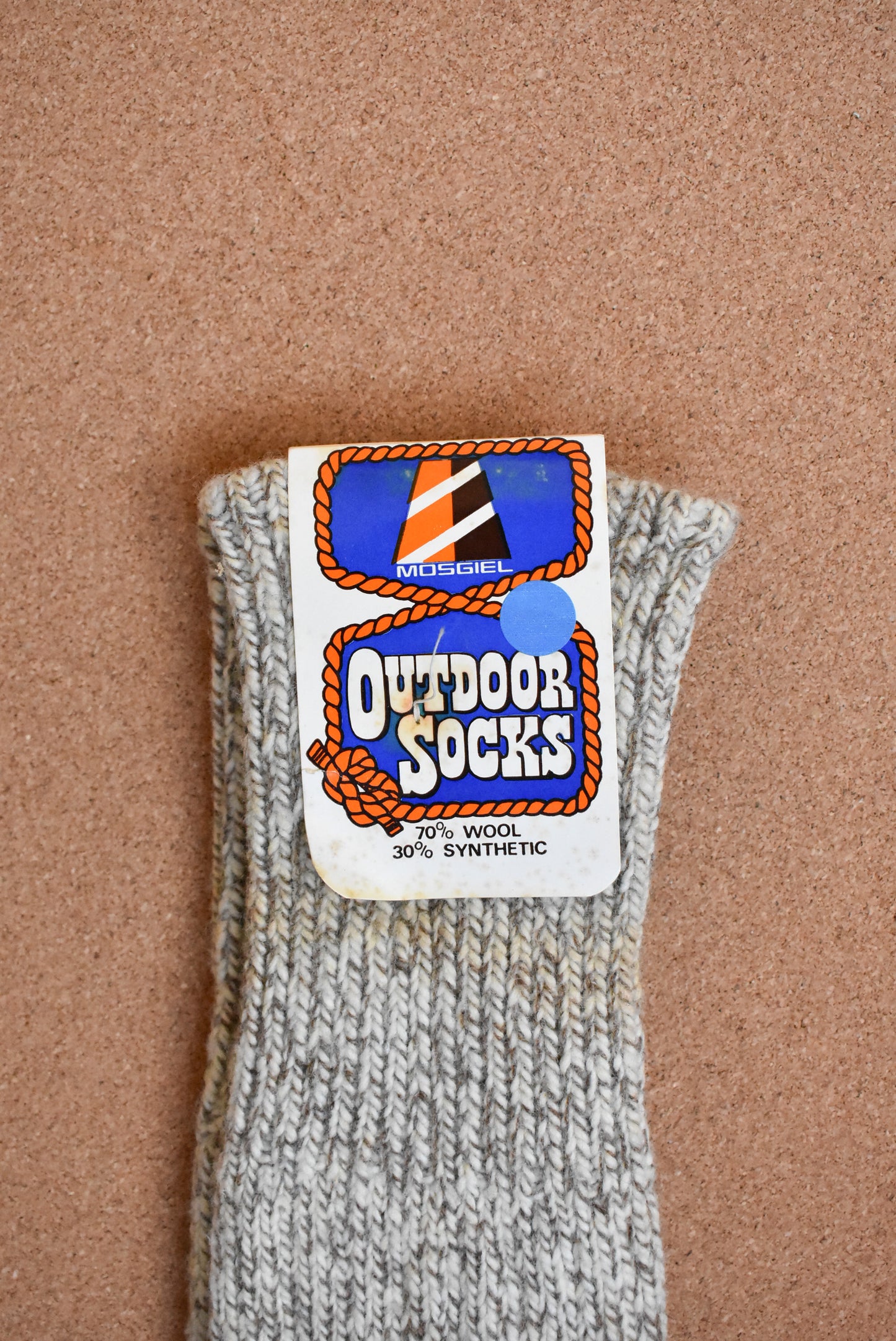 Mosgiel outdoor socks, vintage deadstock, size 11