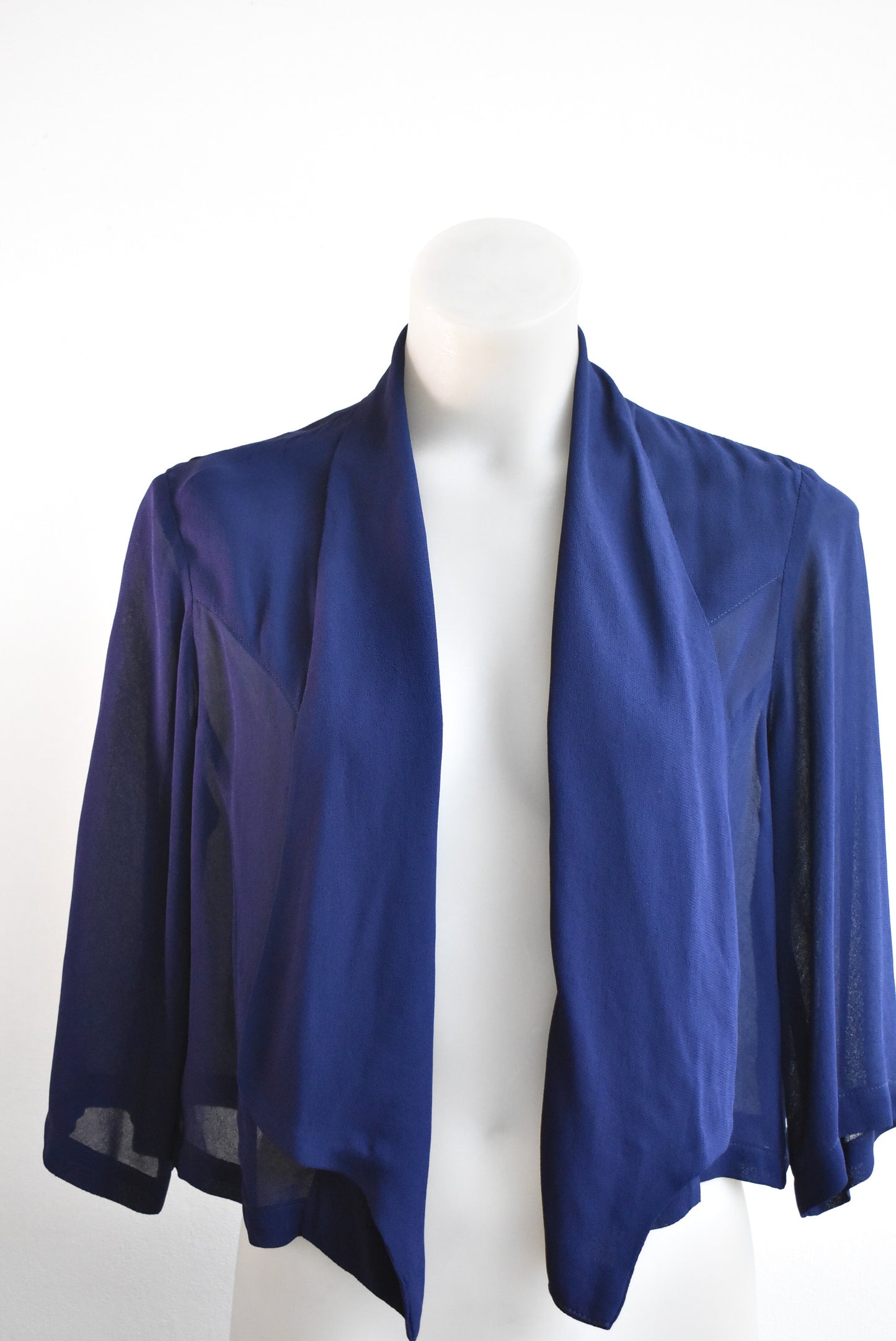 Charmaine Reveley blue jacket, size 10