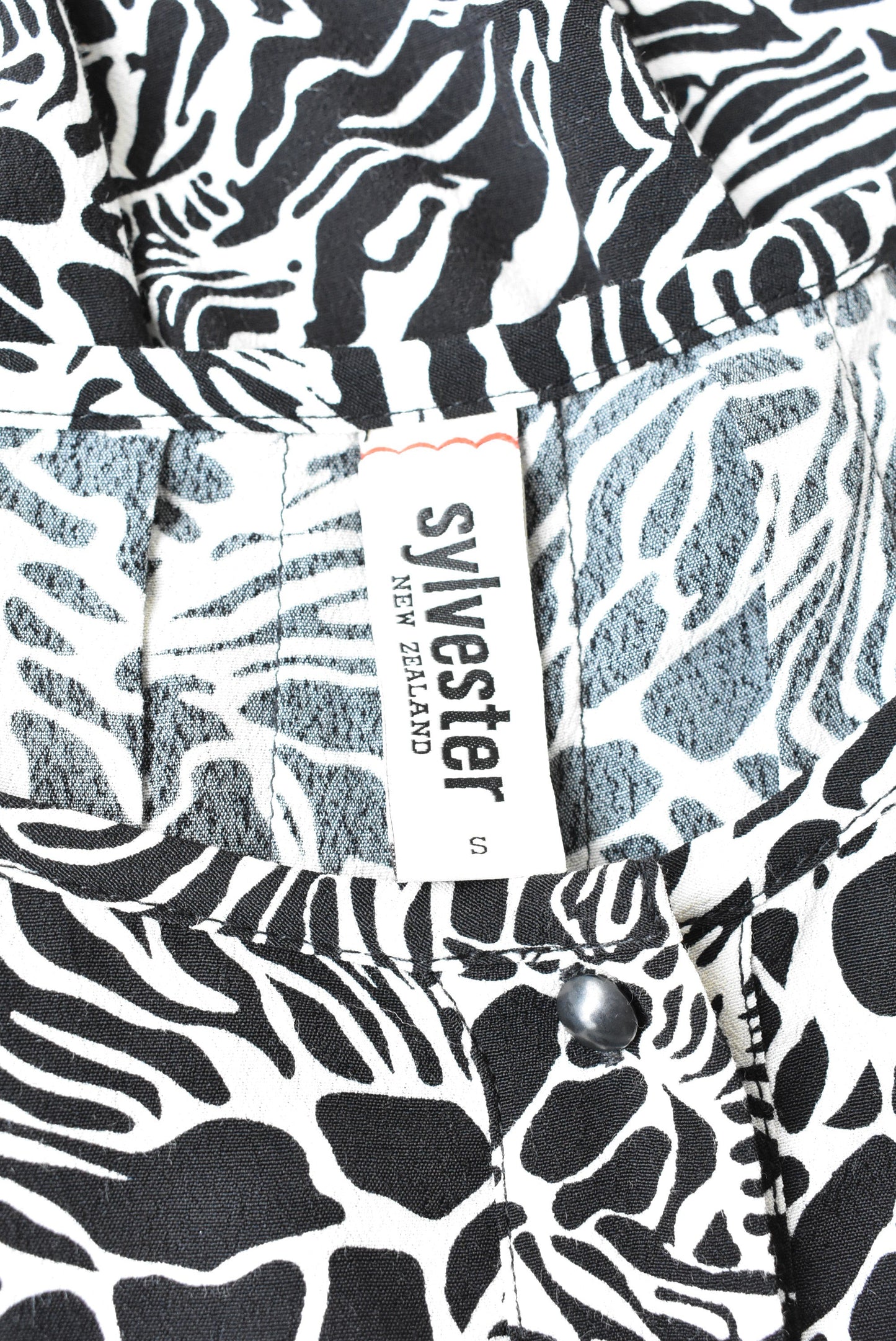 Sylvester zebra print top, size S