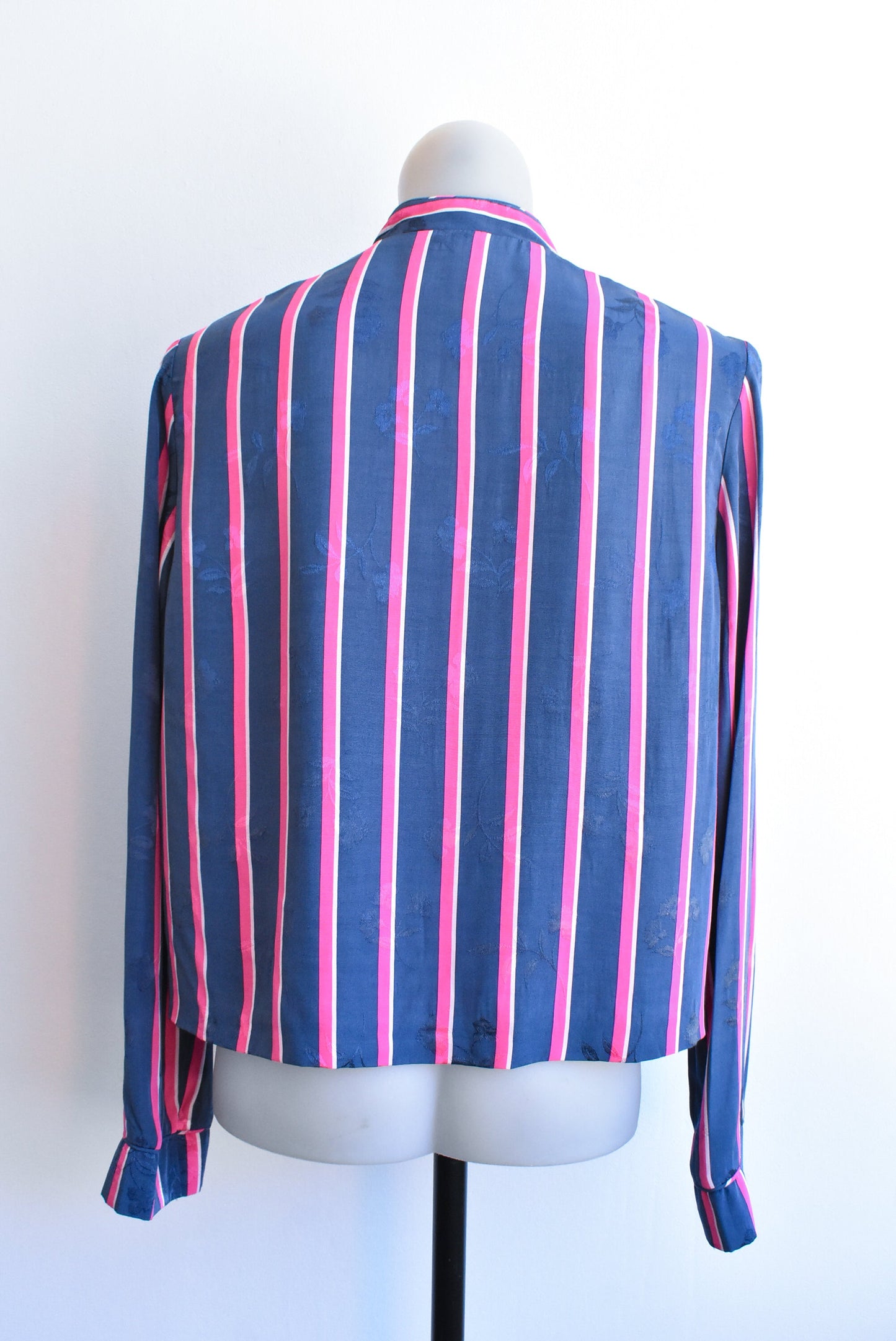 Top Shop Tangzhuang-style satin jacket, size M