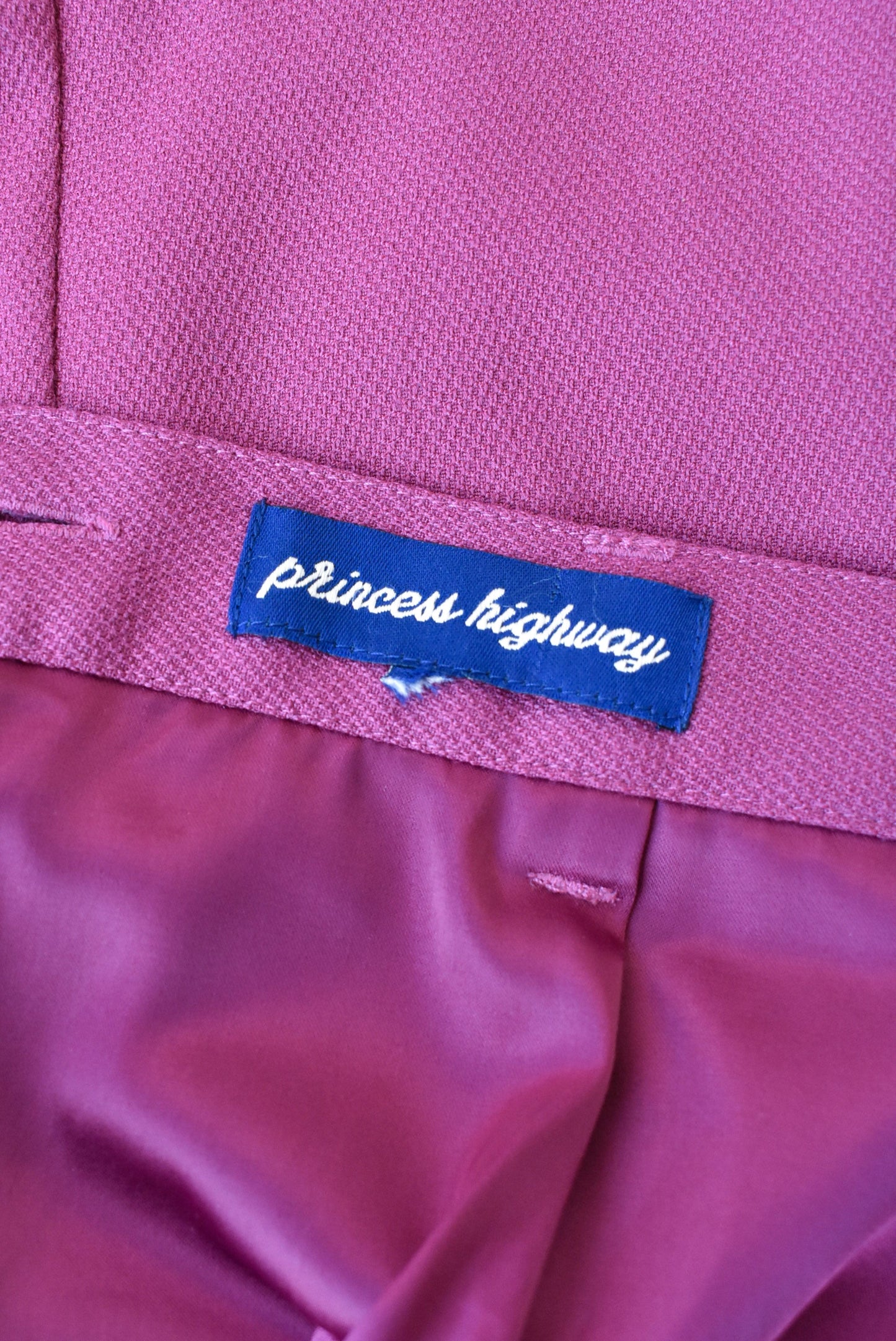 Princess Highway cherry pink miniskirt, size S-M