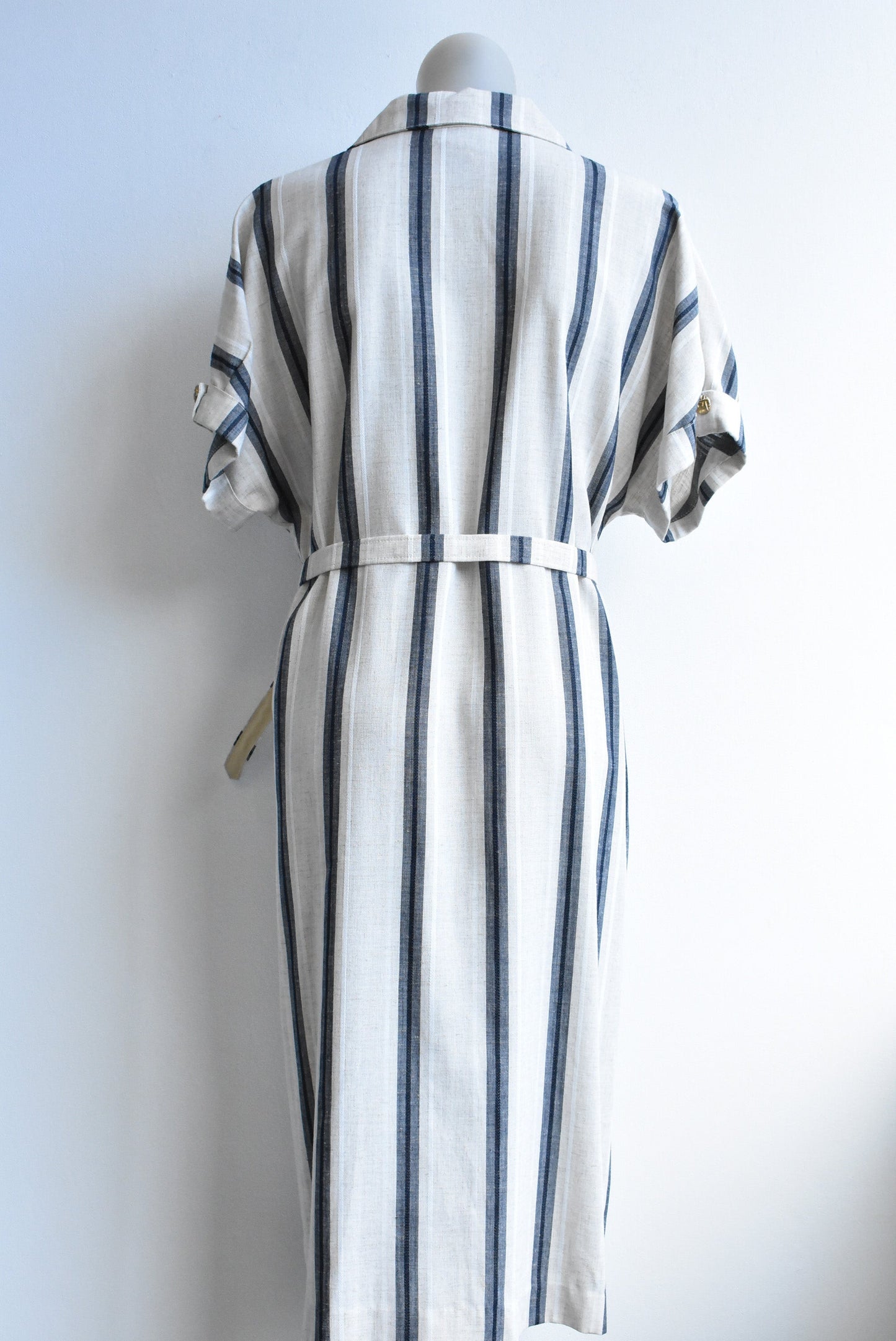 Neater Fashions belted shirt dress, 16 (vintage)