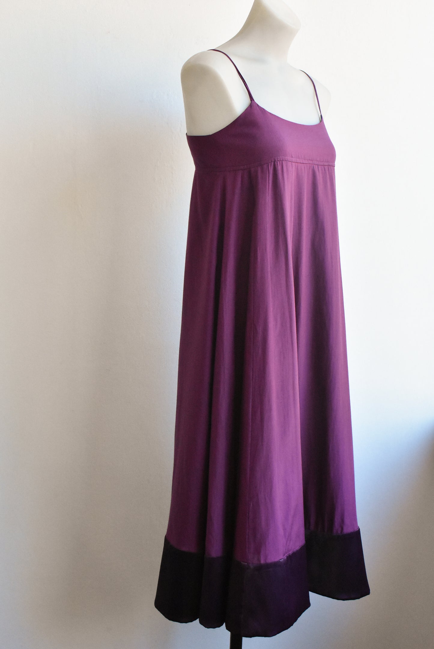 Charmaine Reveley silk-blend purple dress, size 10