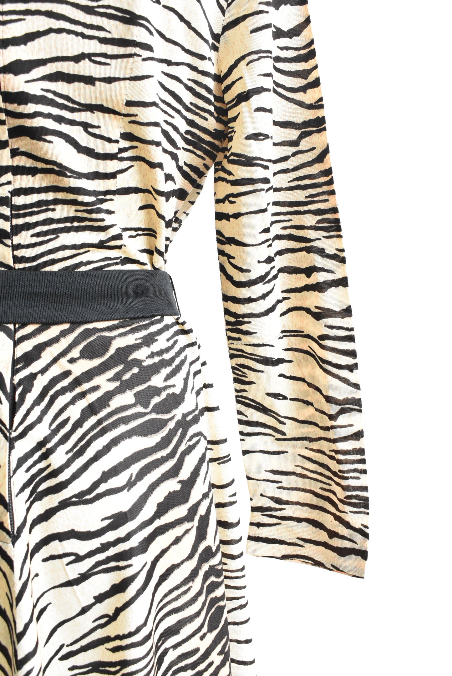 Retro zebra print dress (XS)