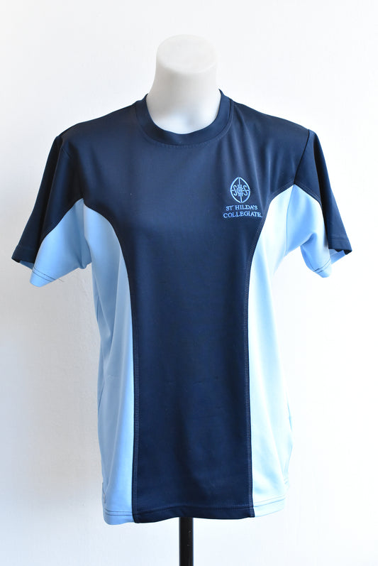 St Hilda's Collegiate Dri Gear PE t-shirt, size S