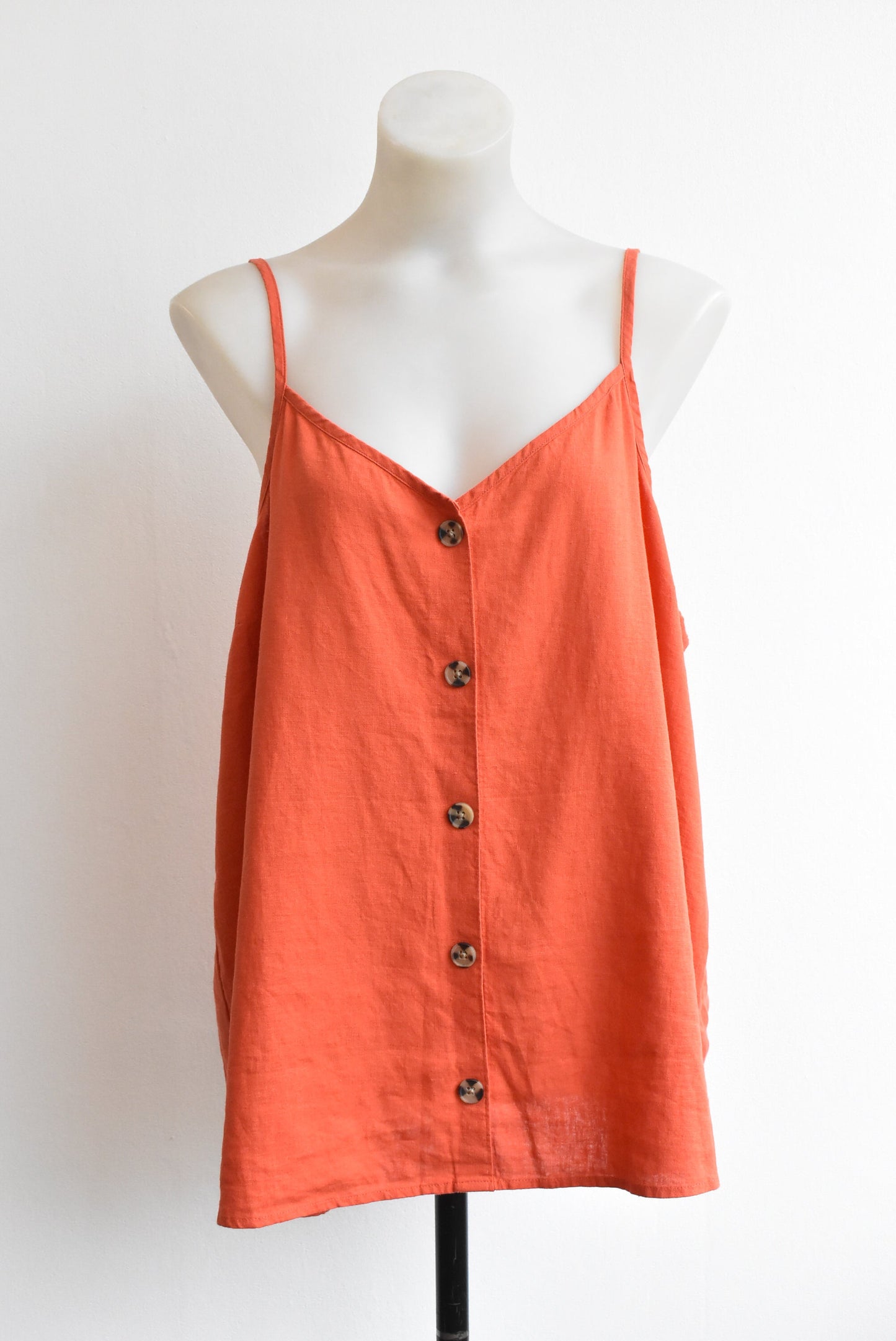 H&H orange sleeveless top NEW, size 20