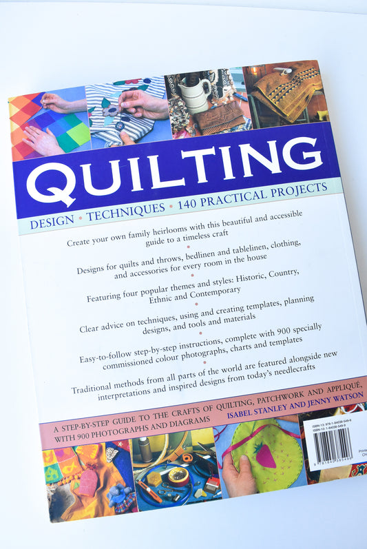Quilting, large glossy paperback book