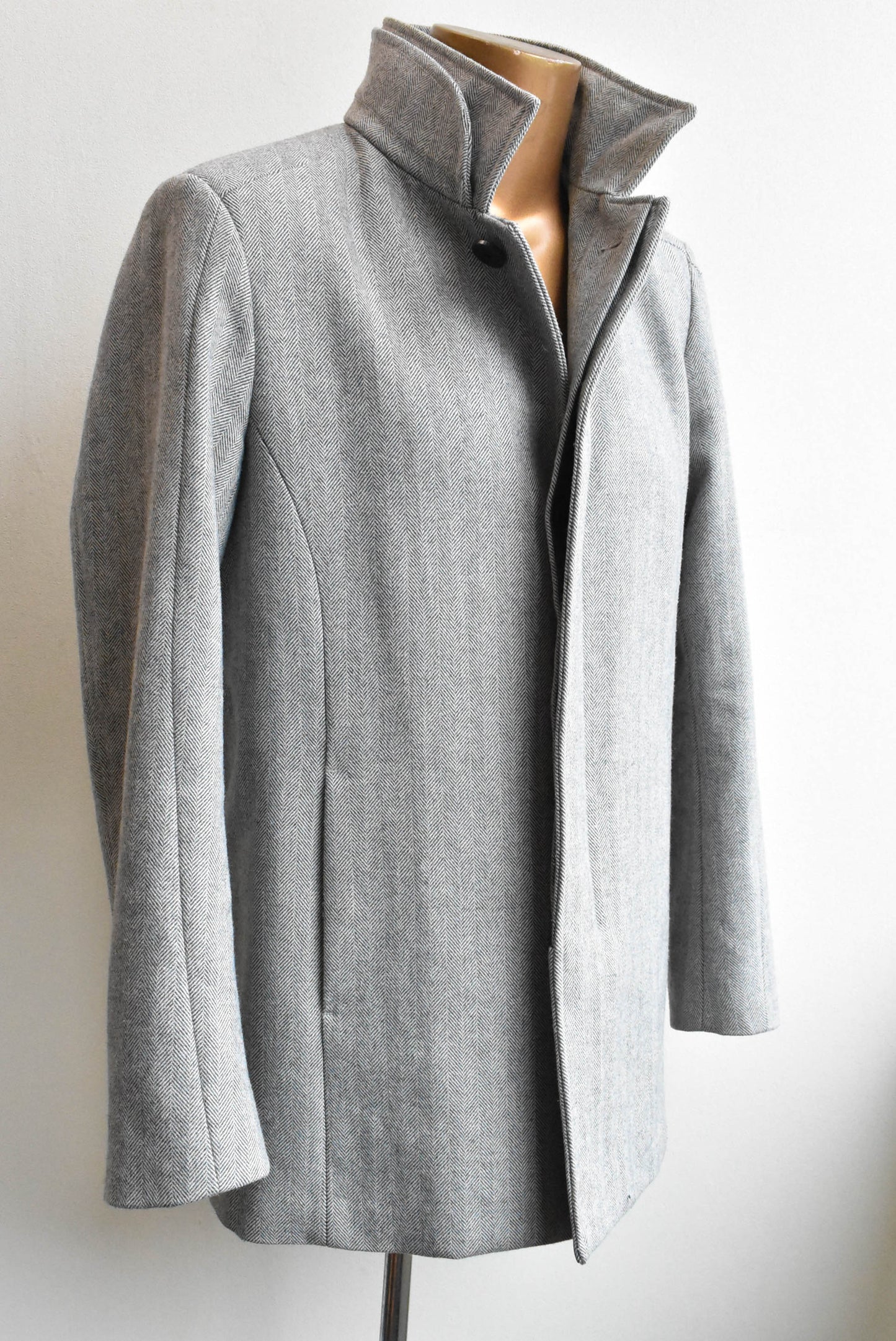 Barkers grey coat, size L