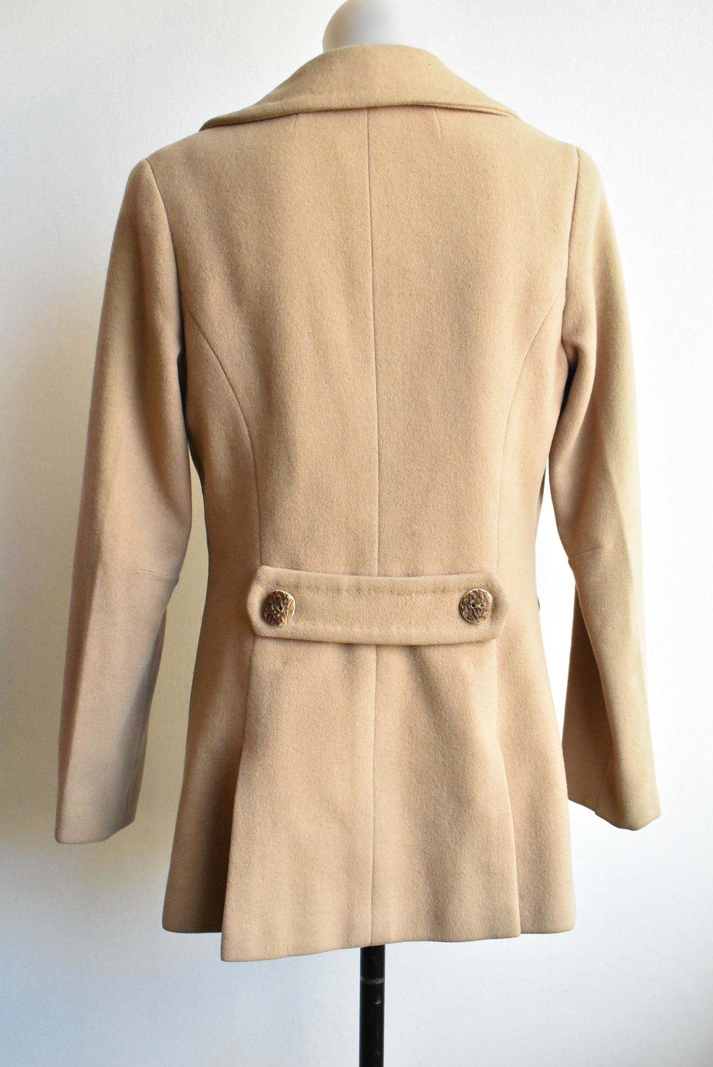 Vintage Wool & Camel coat, size S