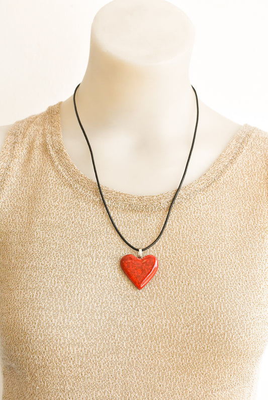 Love heart pendant necklace