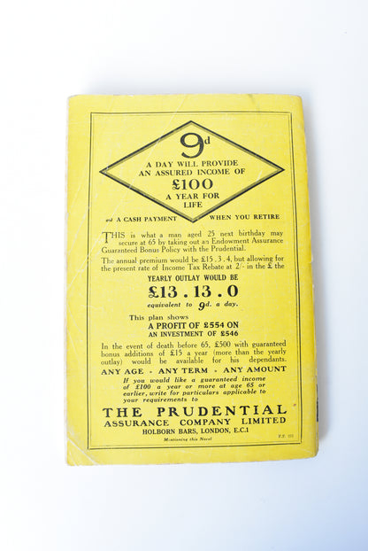 Vintage 'Yellow Ninepennies' The Strange Countess, by Edgar Wallace