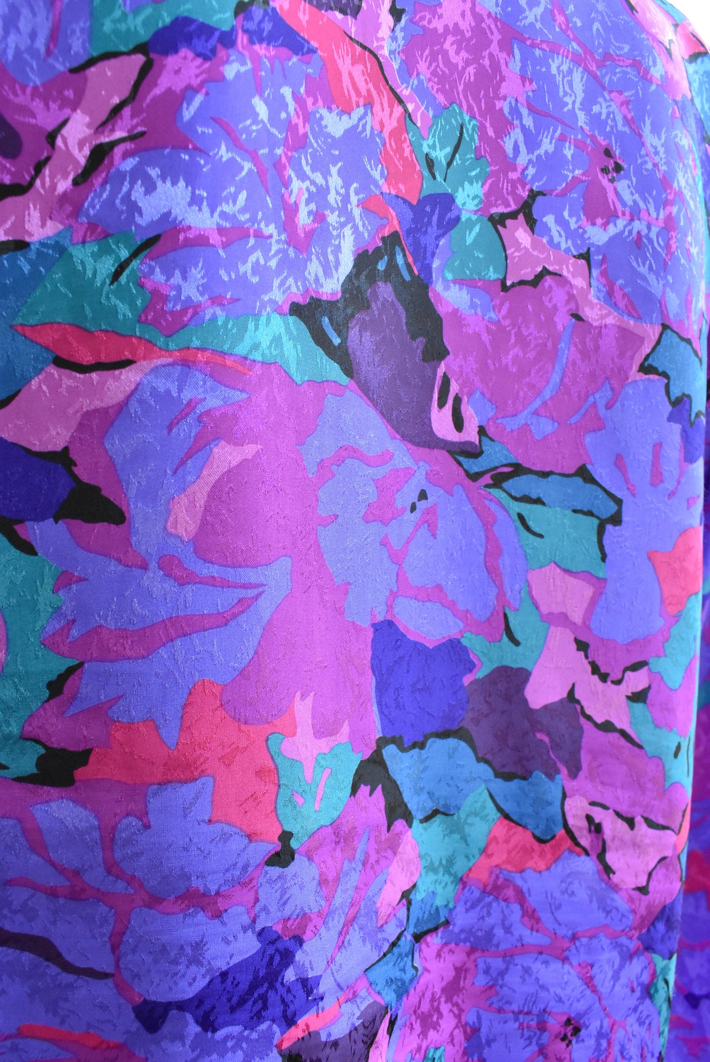 Betty R Designs retro purple shirt, size 18