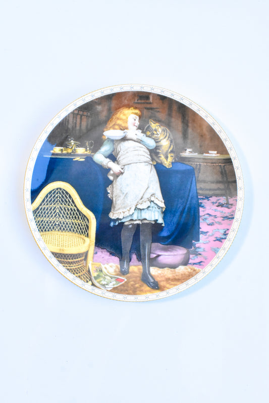 Royal Doulton Victorian Childhood series collector plate "Tempting Fare" #3150B