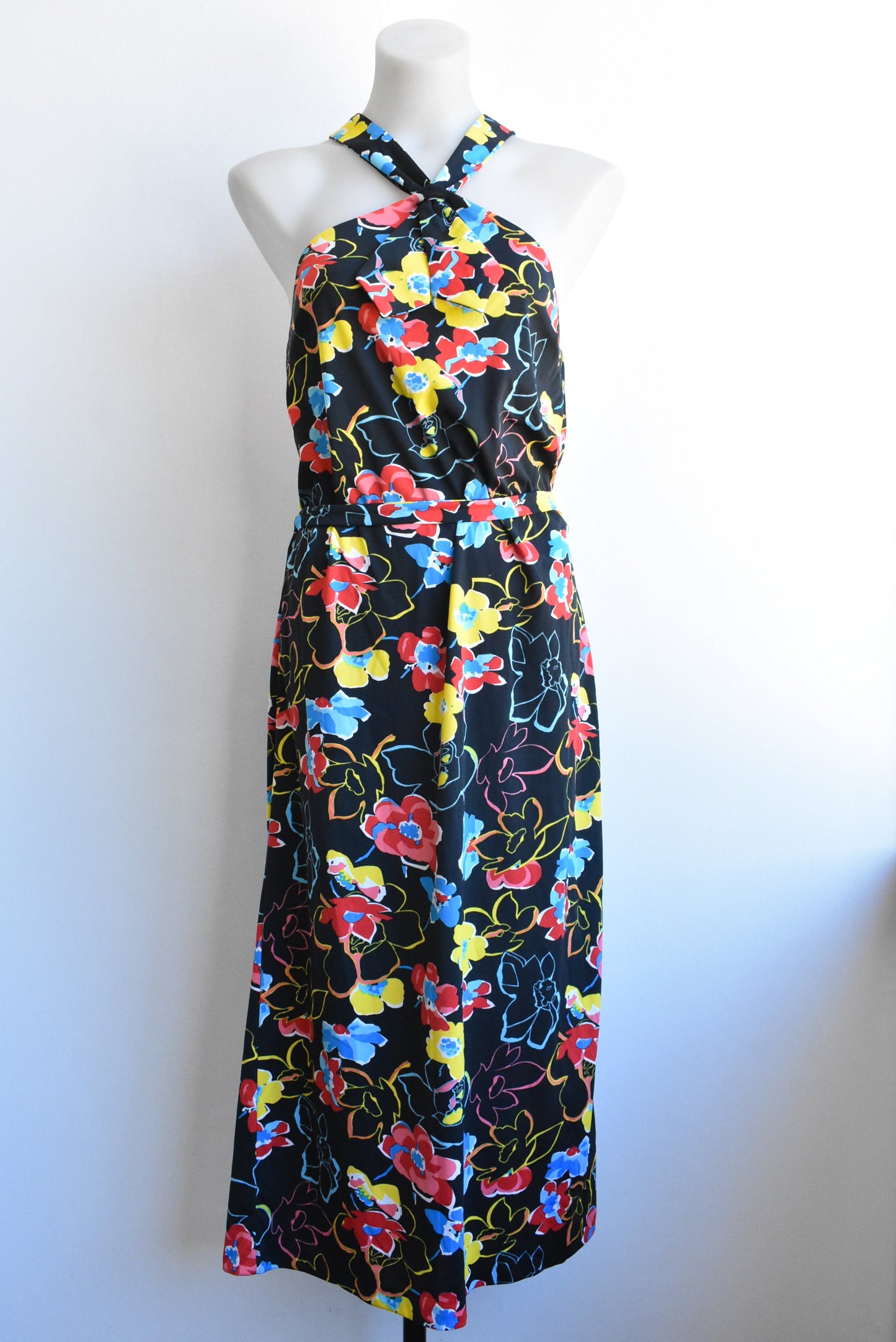 Kirsti Casuals retro halter dress, size 12