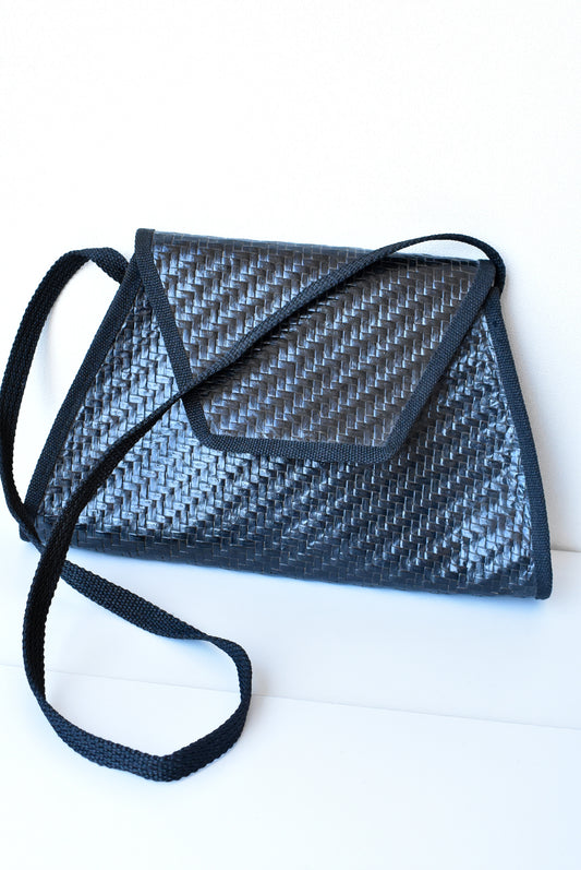 Made in Italy woven shoulder bag
