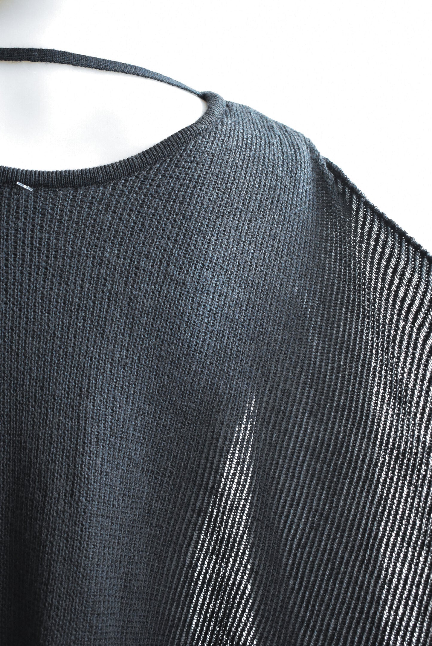 Insidious wool blend sweater, built-in scarf, size 8