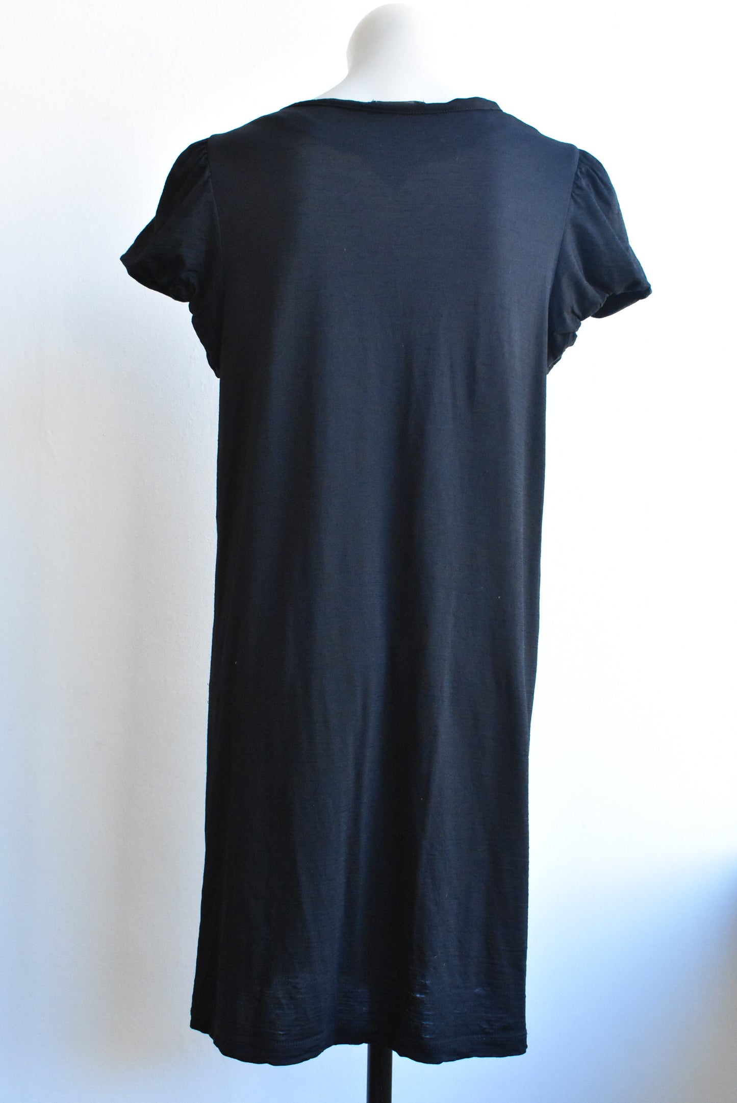 Workshop wool black dress, size L