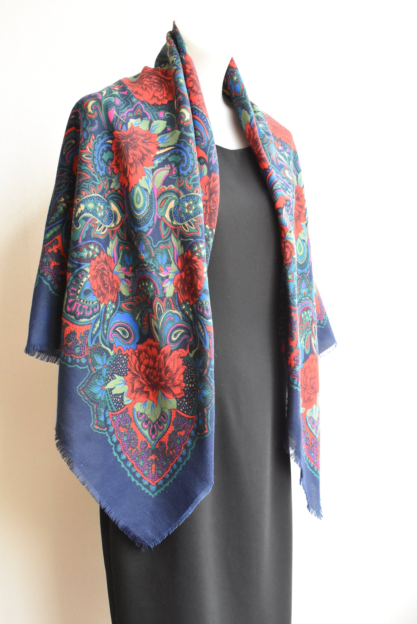 Paisley and floral scarf/shawl