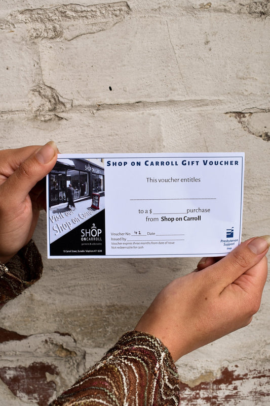 Shop on Carroll (Physical Store Only) - gift voucher